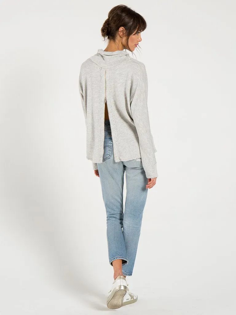 n:Philanthropy - Helix Turtleneck in Heather Grey