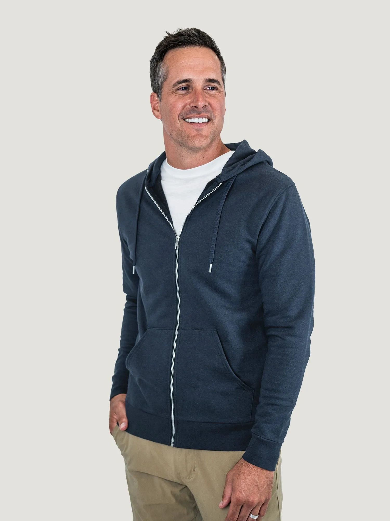 Odyssey Blue Zip-Up Hoodie