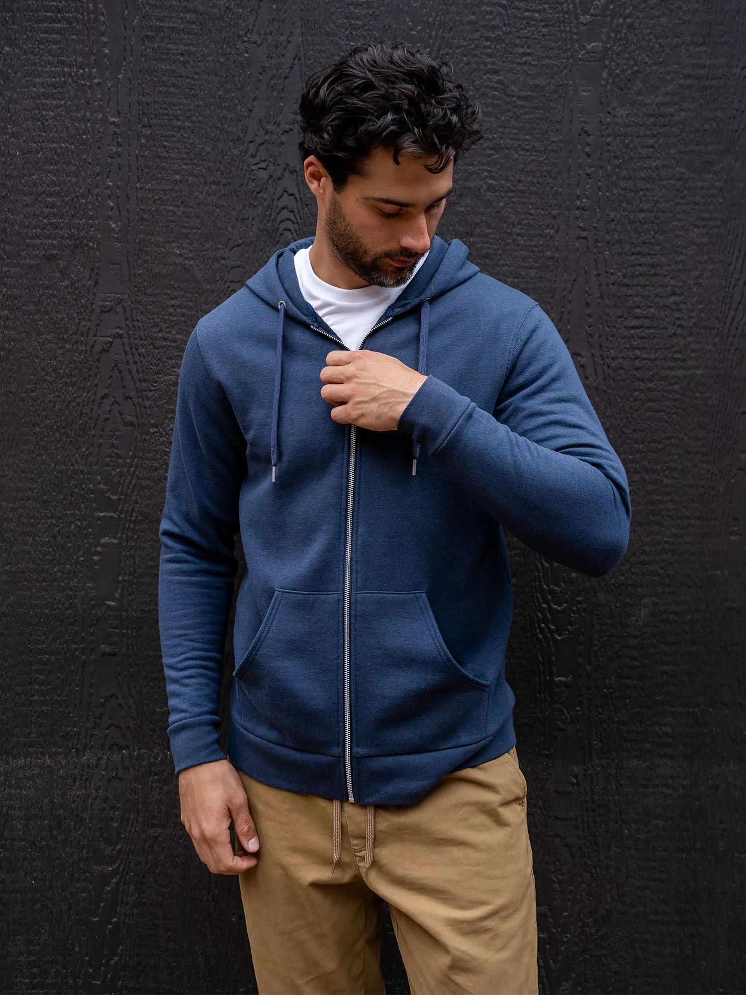 Odyssey Blue Zip-Up Hoodie