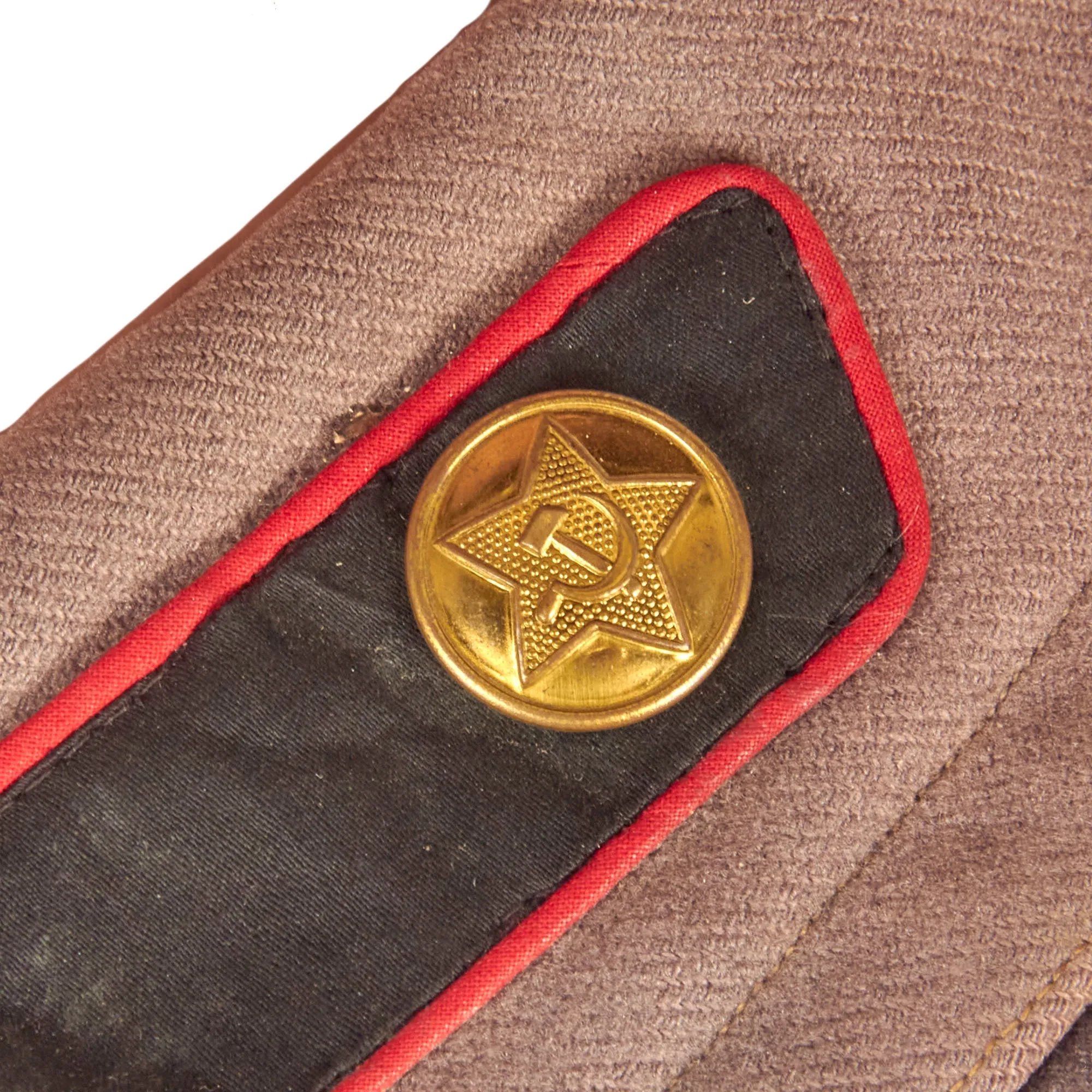 Original Soviet WWII Red Army Armor Artillery Officer’s Wool Greatcoat