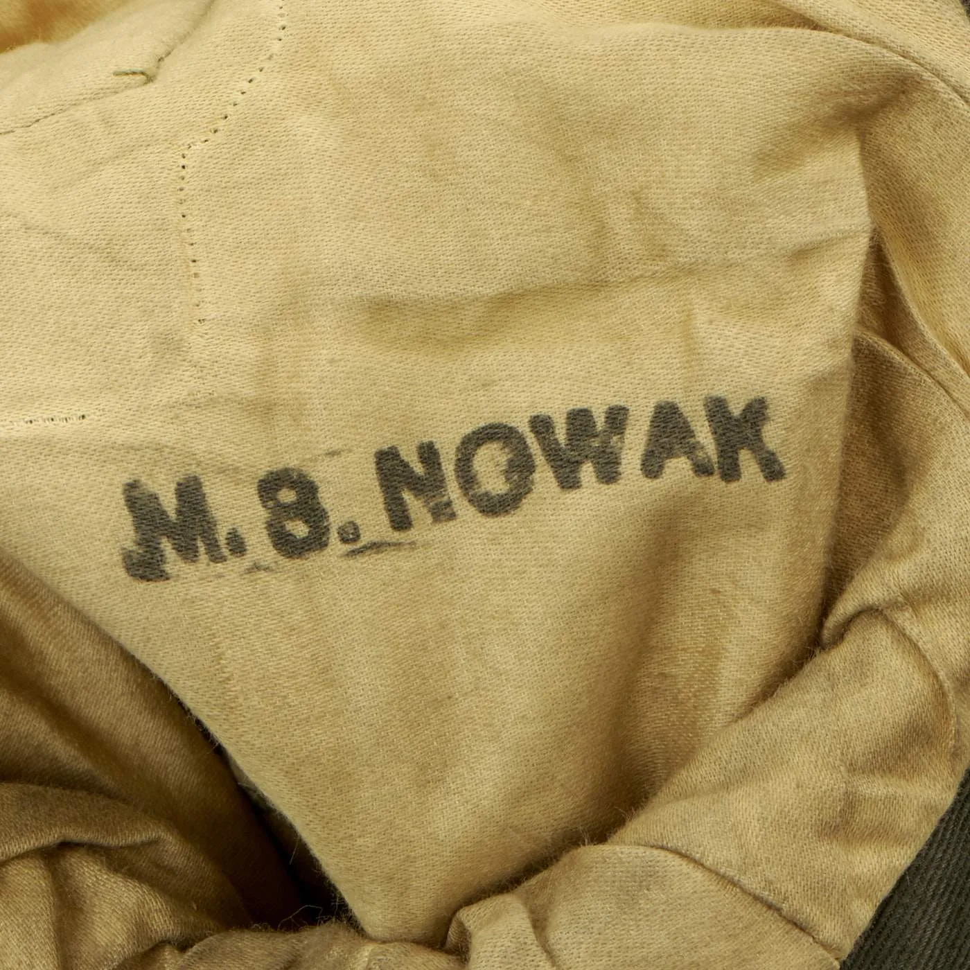 Original U.S. WWII USMC Defense of Iceland Polar Bear Patched Winter Service Uniform Overcoat - As Seen in Book