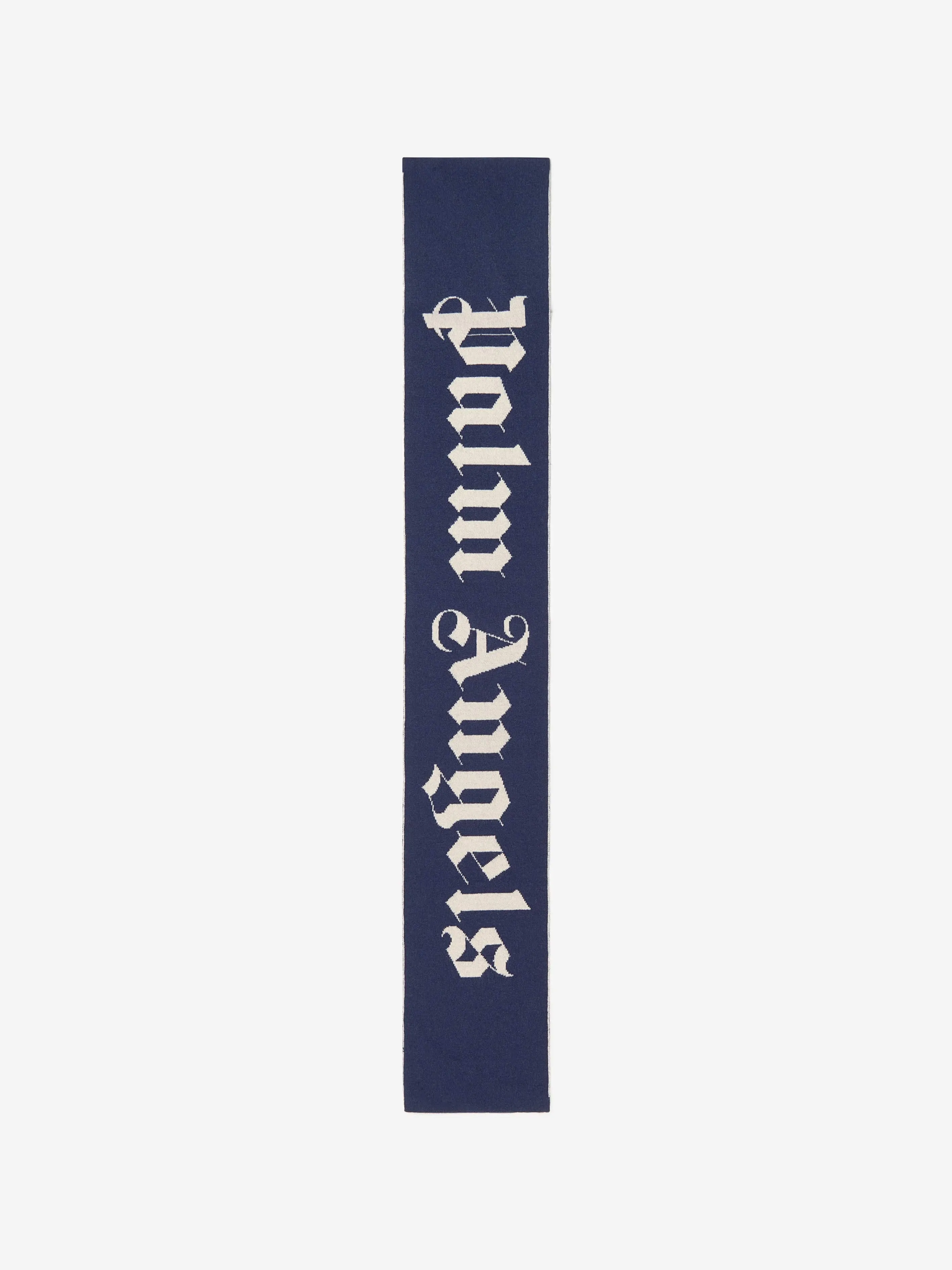 Palm Angels Kids Knitted Logo Scarf