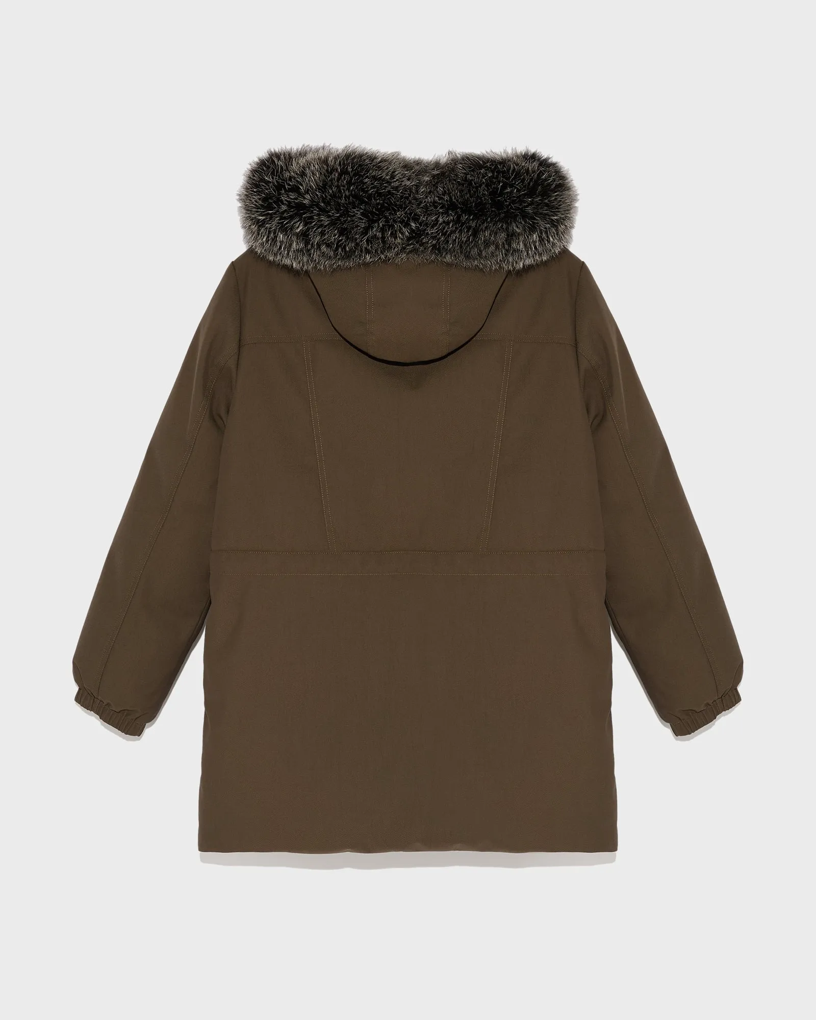 Parka performante garnie de renard