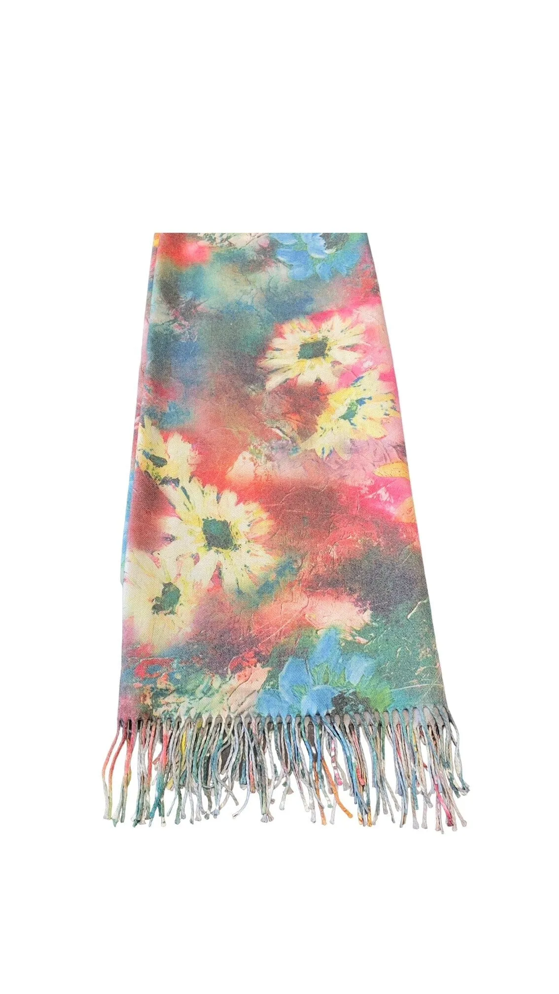 PASTEL FLORAL SCARF