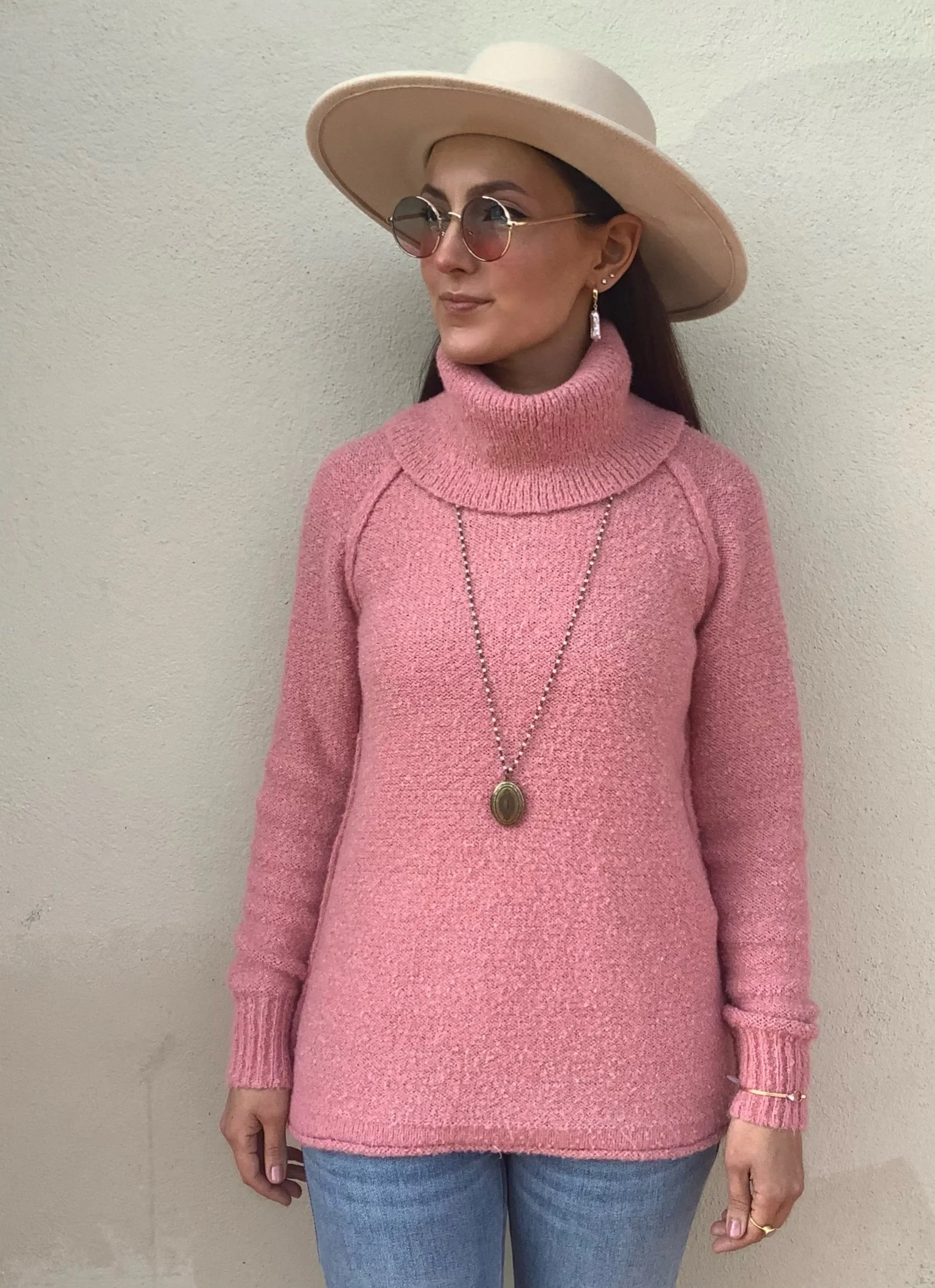 Peony Turtleneck Sweater