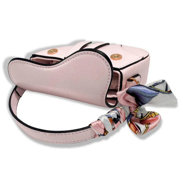 Pink Saddle Purse