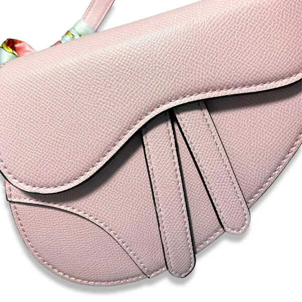 Pink Saddle Purse