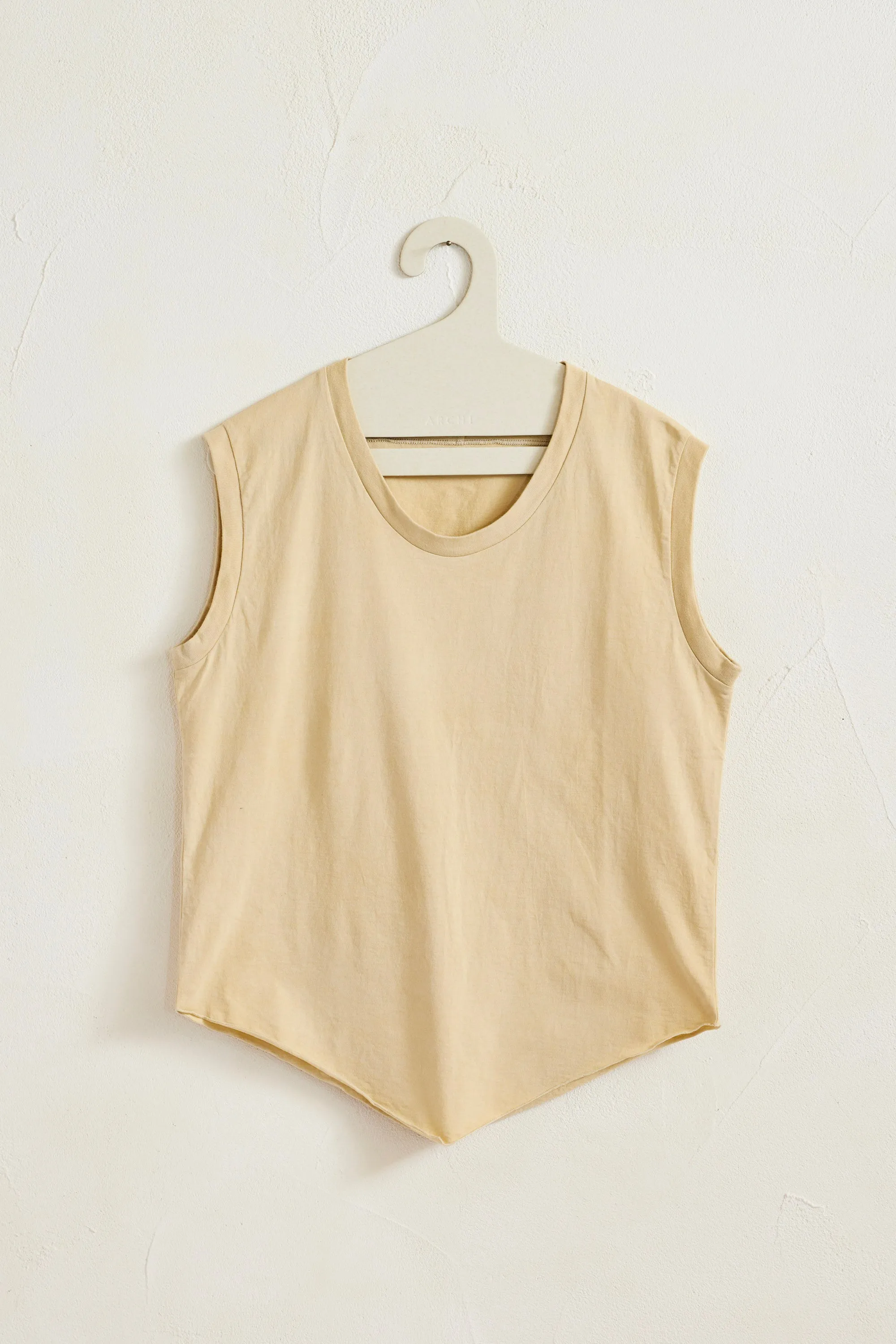 Plant Dyeing Sleeveless Tee