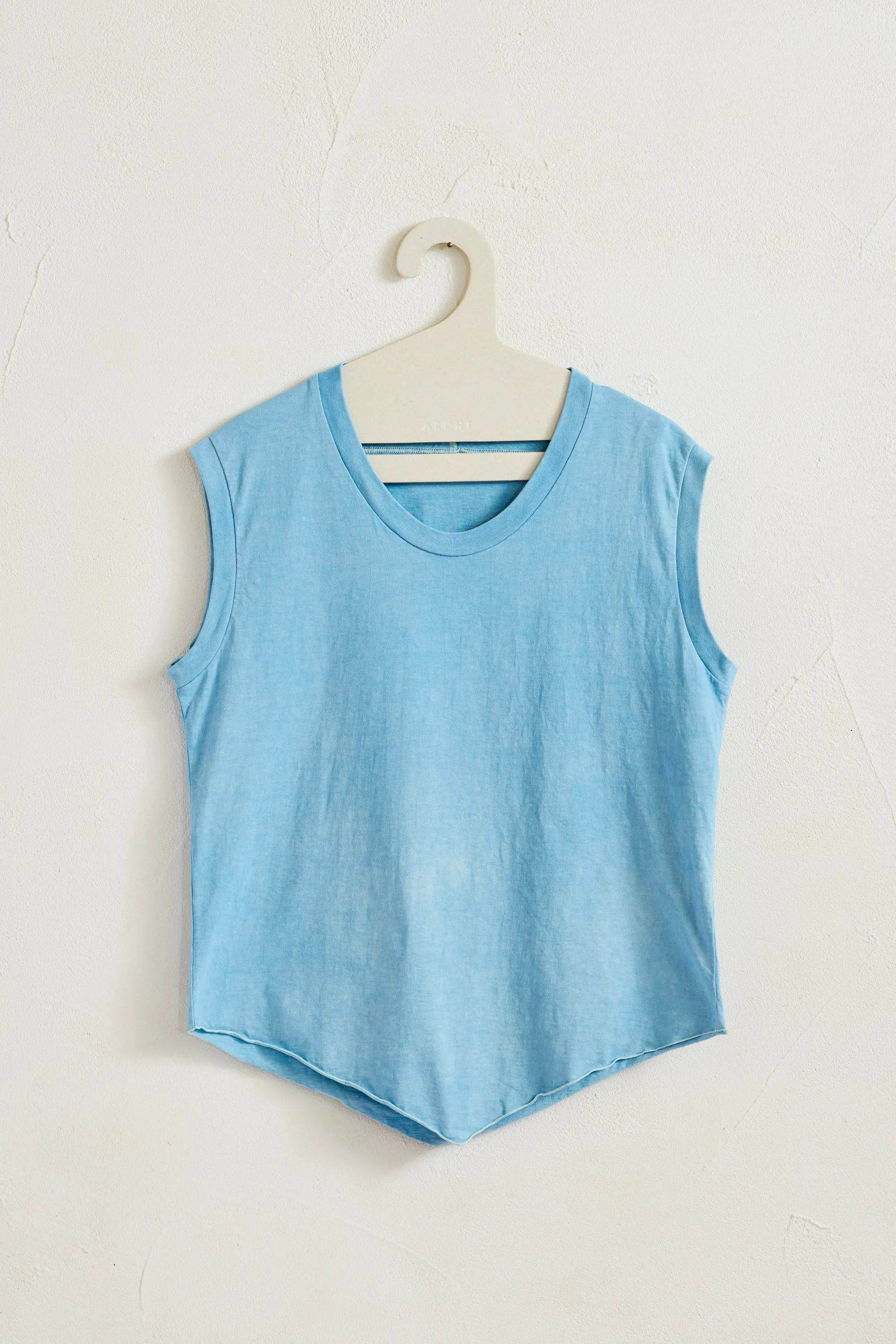 Plant Dyeing Sleeveless Tee