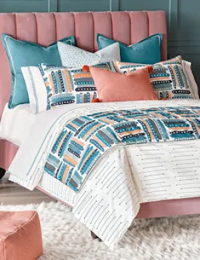 Playa Pastel Luxury Coastal Bedding Set