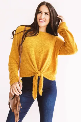 Playing Knit Cool Top In Golden Honey