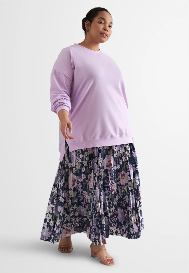 Pollyanna Printed Floral Pleated Skirt