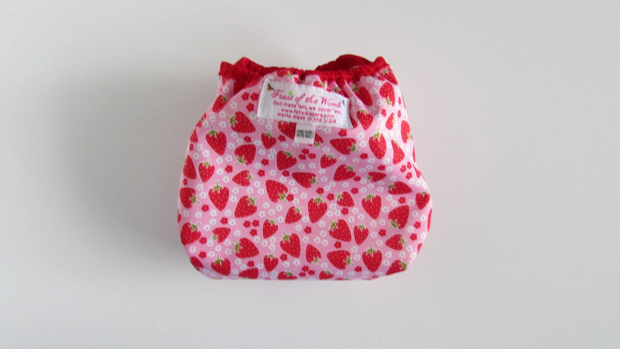 Prissy Pants Strawberries Diaper Cover