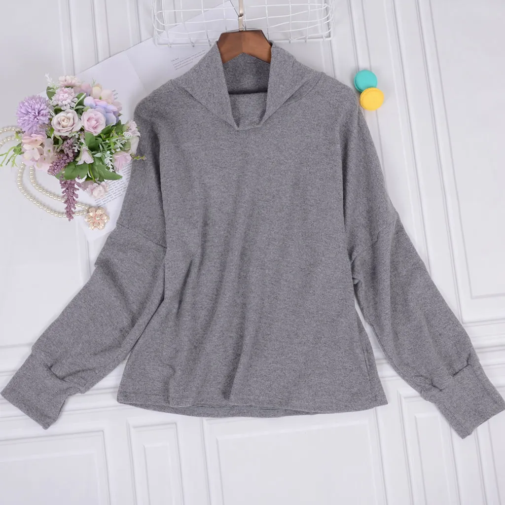 Relaxed Turtleneck Pullover