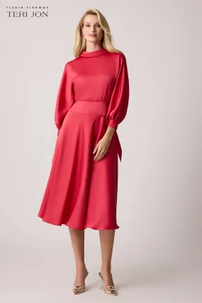 Roll Neck Midi Dress