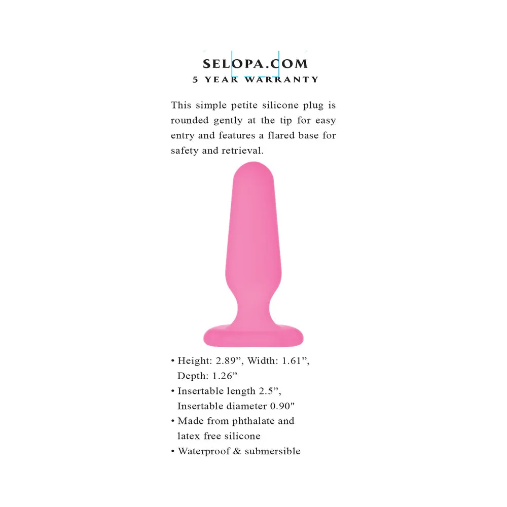 Selopa Petite Plug Silicone Pink