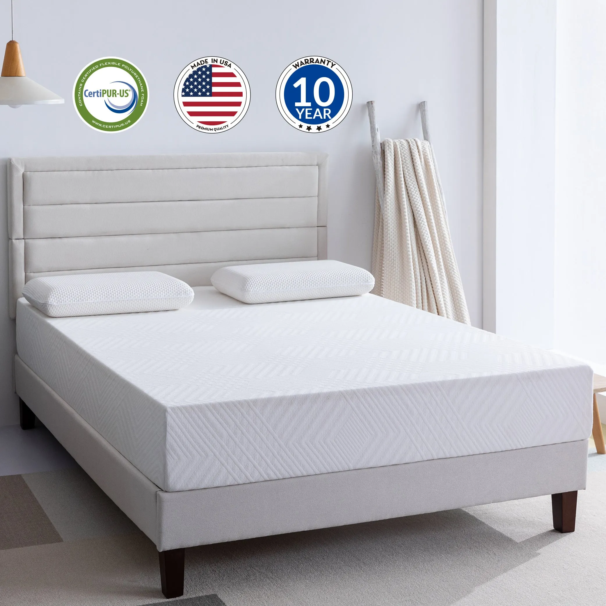 Serenity Memory Foam 10" Mattress - California King