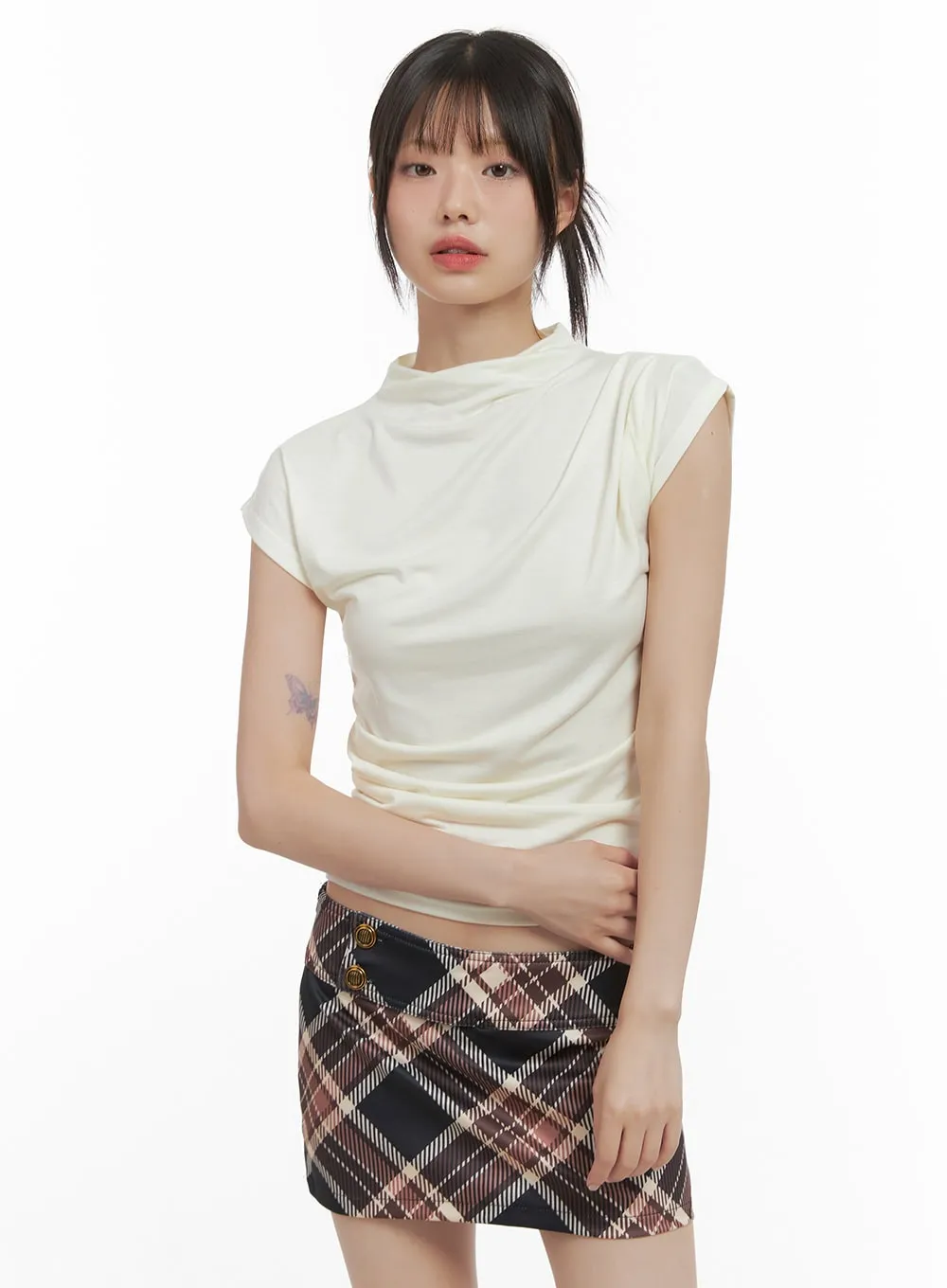 SlimLine Turtleneck CropTop CS412