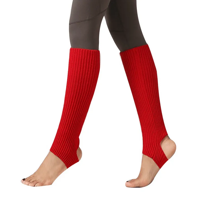 Stylish High Women's Socks with an Open Toe for Fitness - SF1445