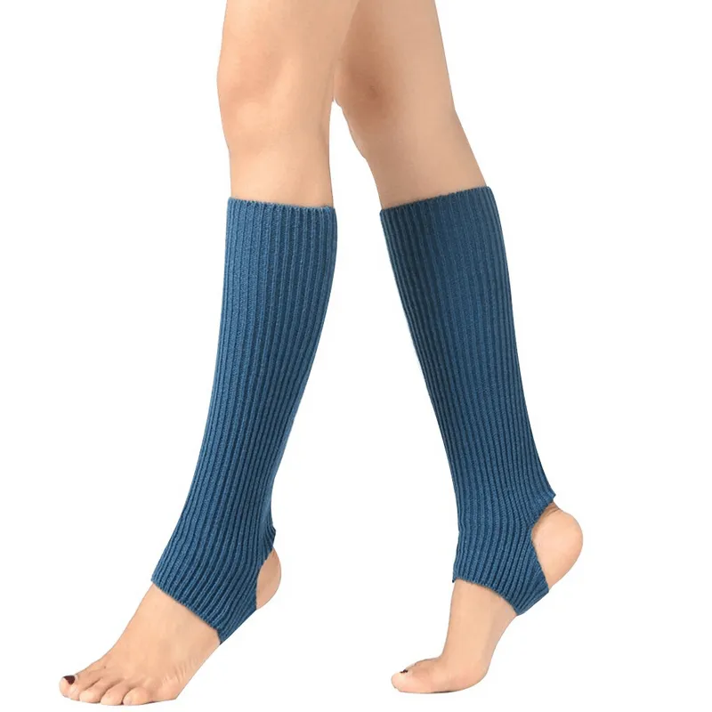 Stylish High Women's Socks with an Open Toe for Fitness - SF1445