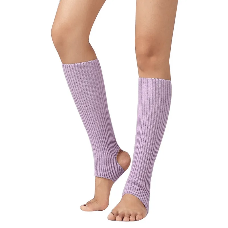 Stylish High Women's Socks with an Open Toe for Fitness - SF1445