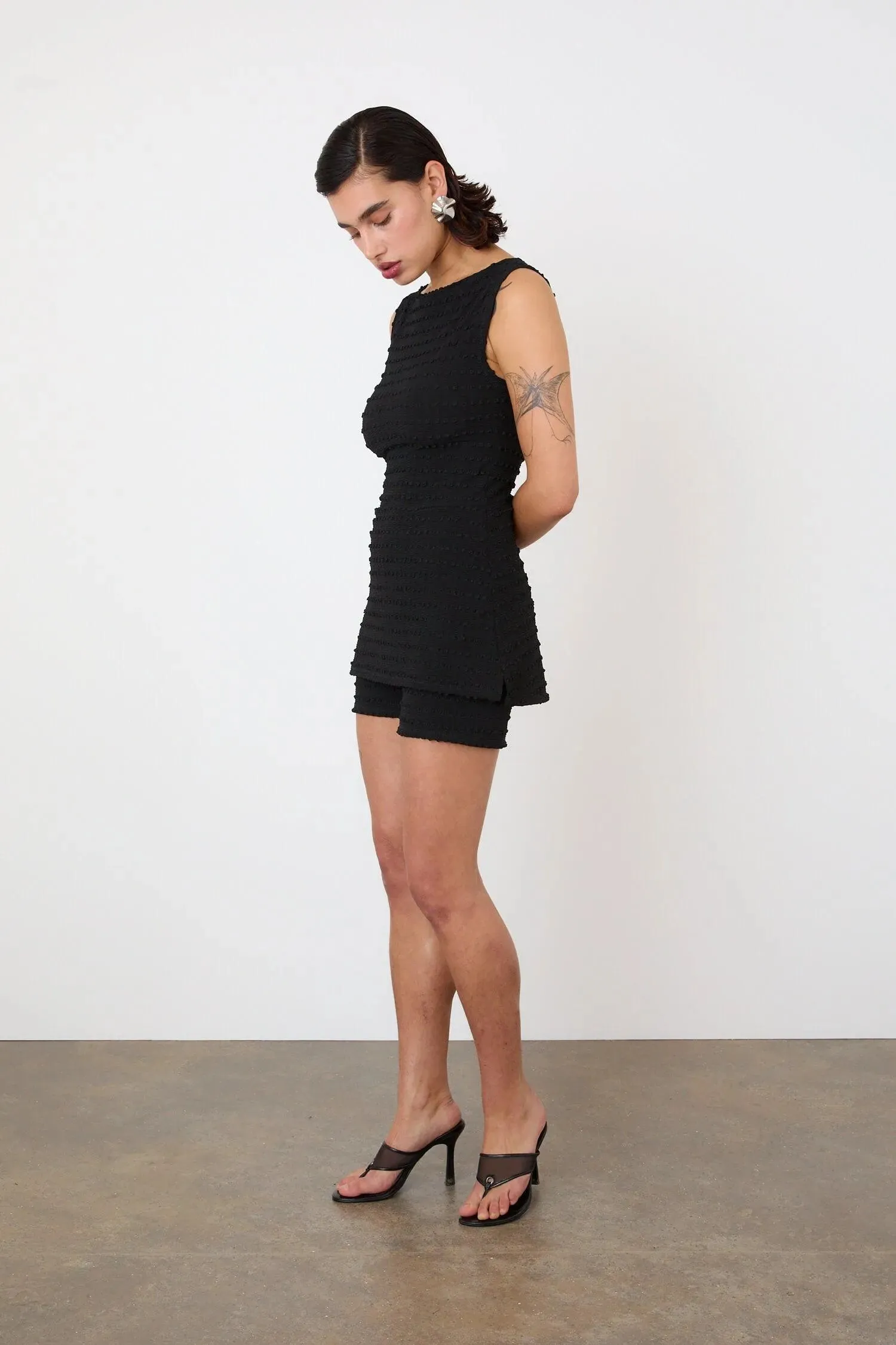 The Cindy Sporty Dress, Black