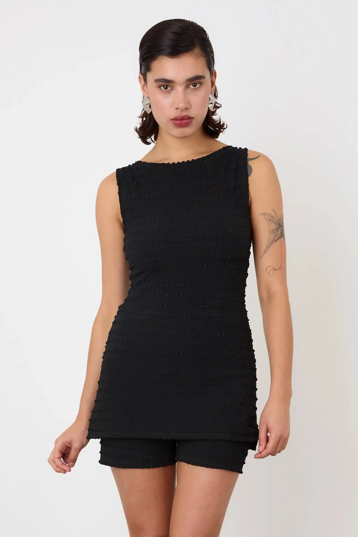 The Cindy Sporty Dress, Black