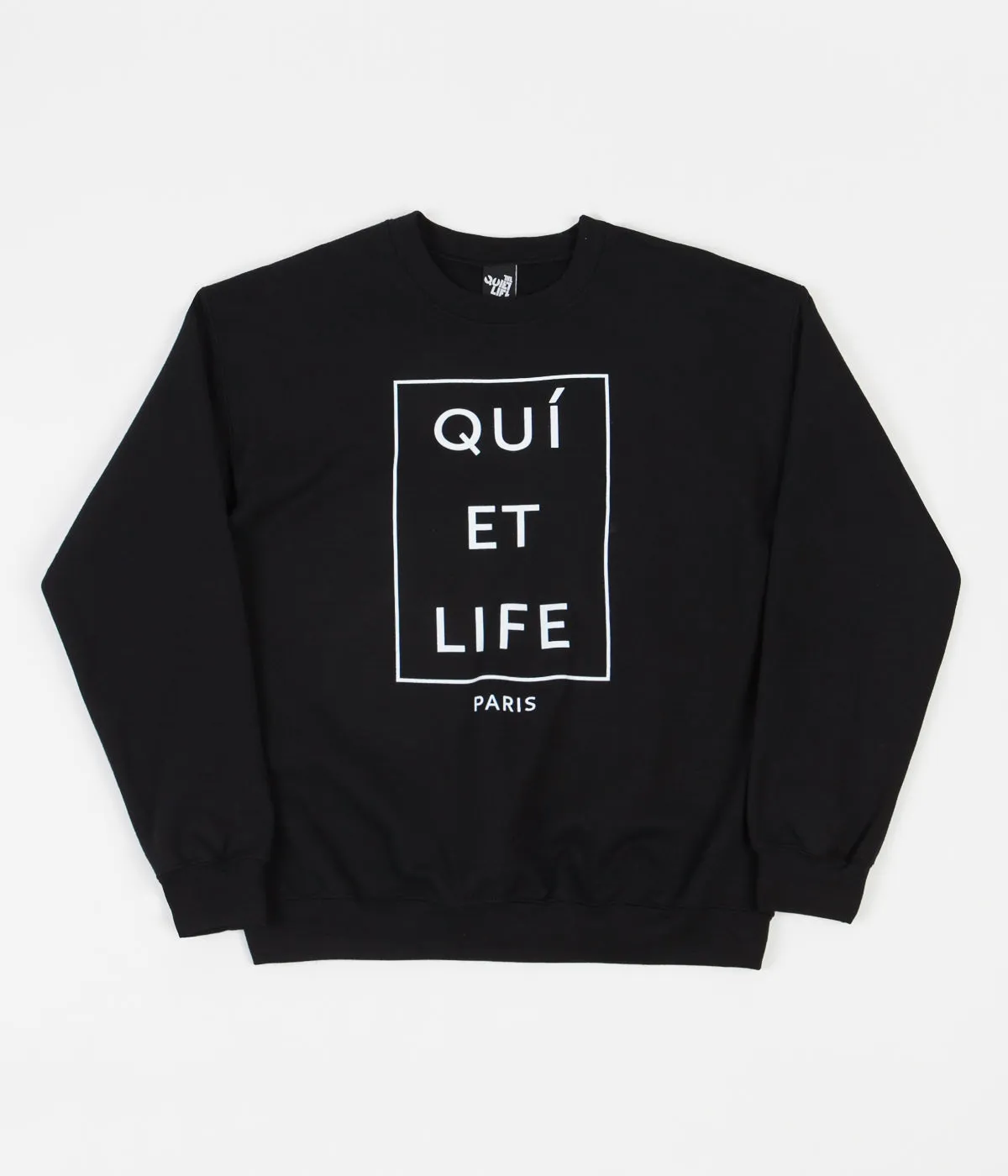 The Quiet Life Paris Crewneck Sweatshirt - Black