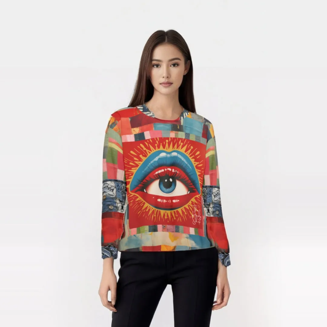 The Sixth Sense - All Seeing Eye Mid-Weight Polyester Unisex Sweatshirt (Gold Label)