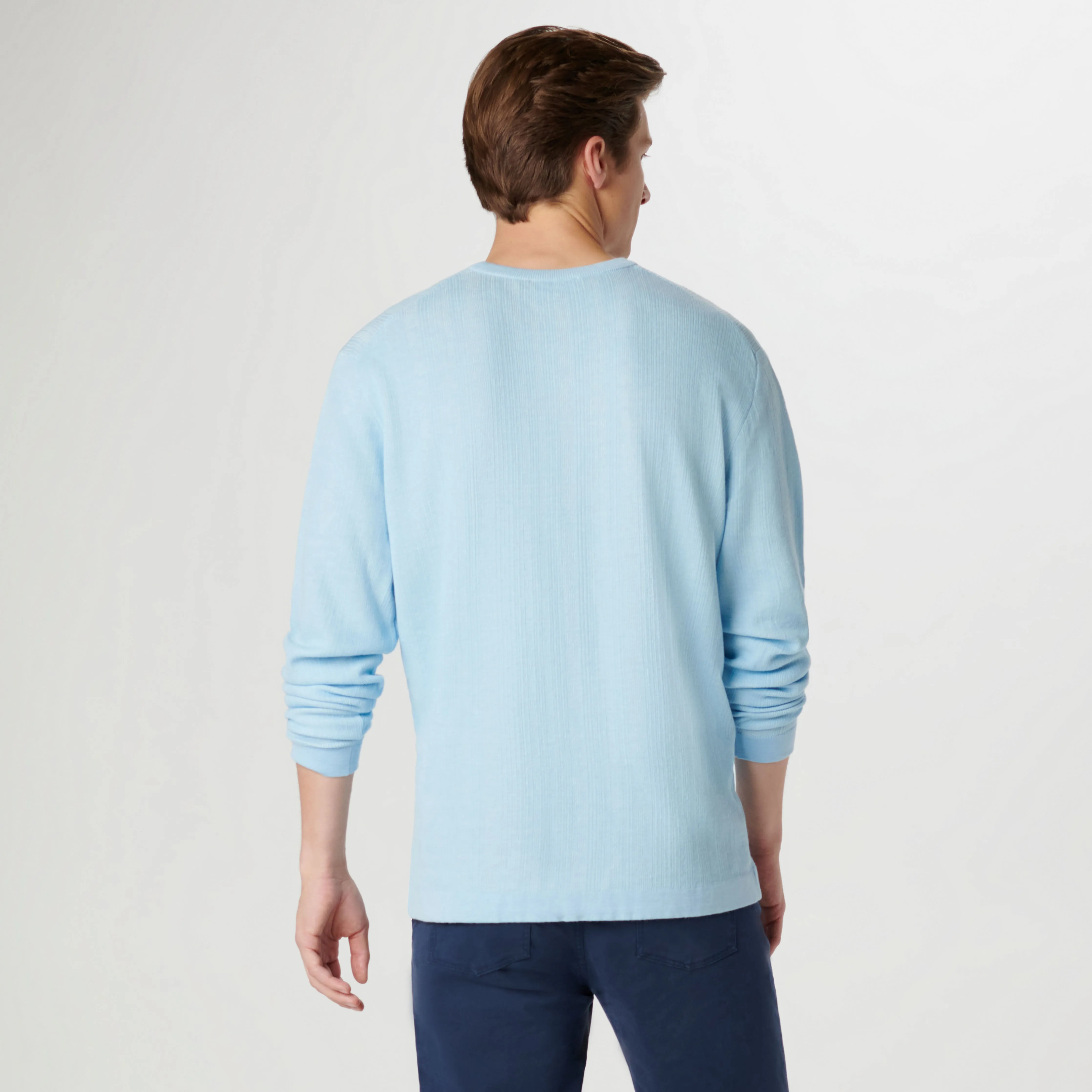 Thin Rib Crew Neck Sweater