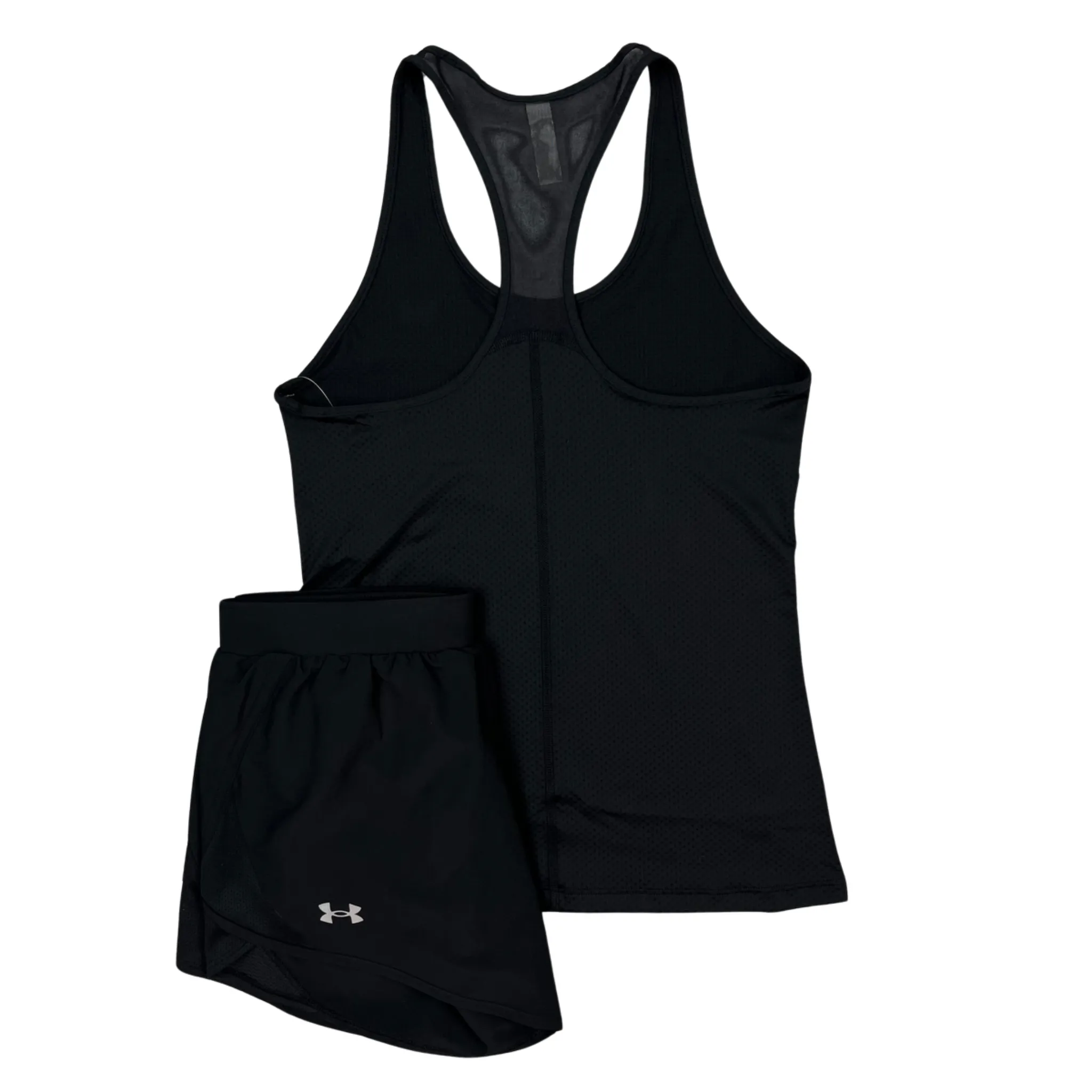 Under Armour Women's Vest / Fly Shorts Set - Black