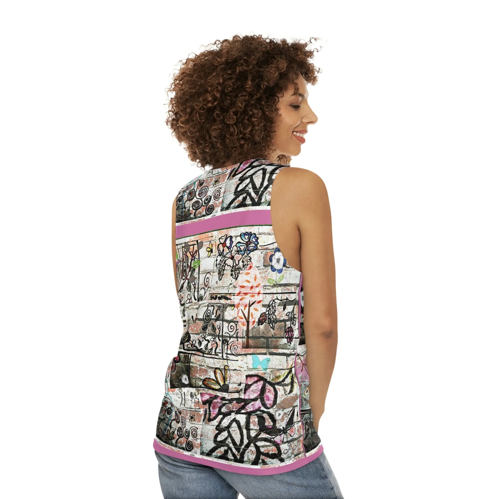 Unisex Tank Top (AOP) DOODLE WHO