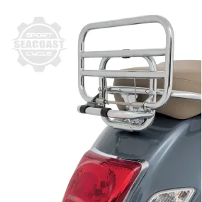 Vespa REAR FOLDING RACK W/ GRAB RAIL GTS GTV HPE HPE2 (1B002106)