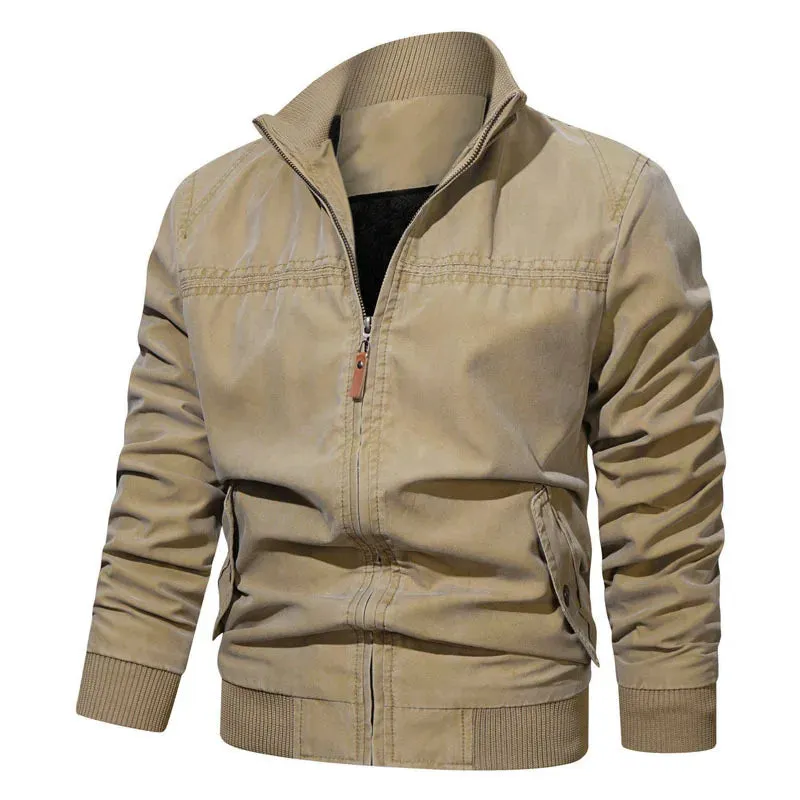 Wiaofellas  -  Men Streetwear Causal Jackets And Coats Men's Windbreaker Overcoat Mens Clothing