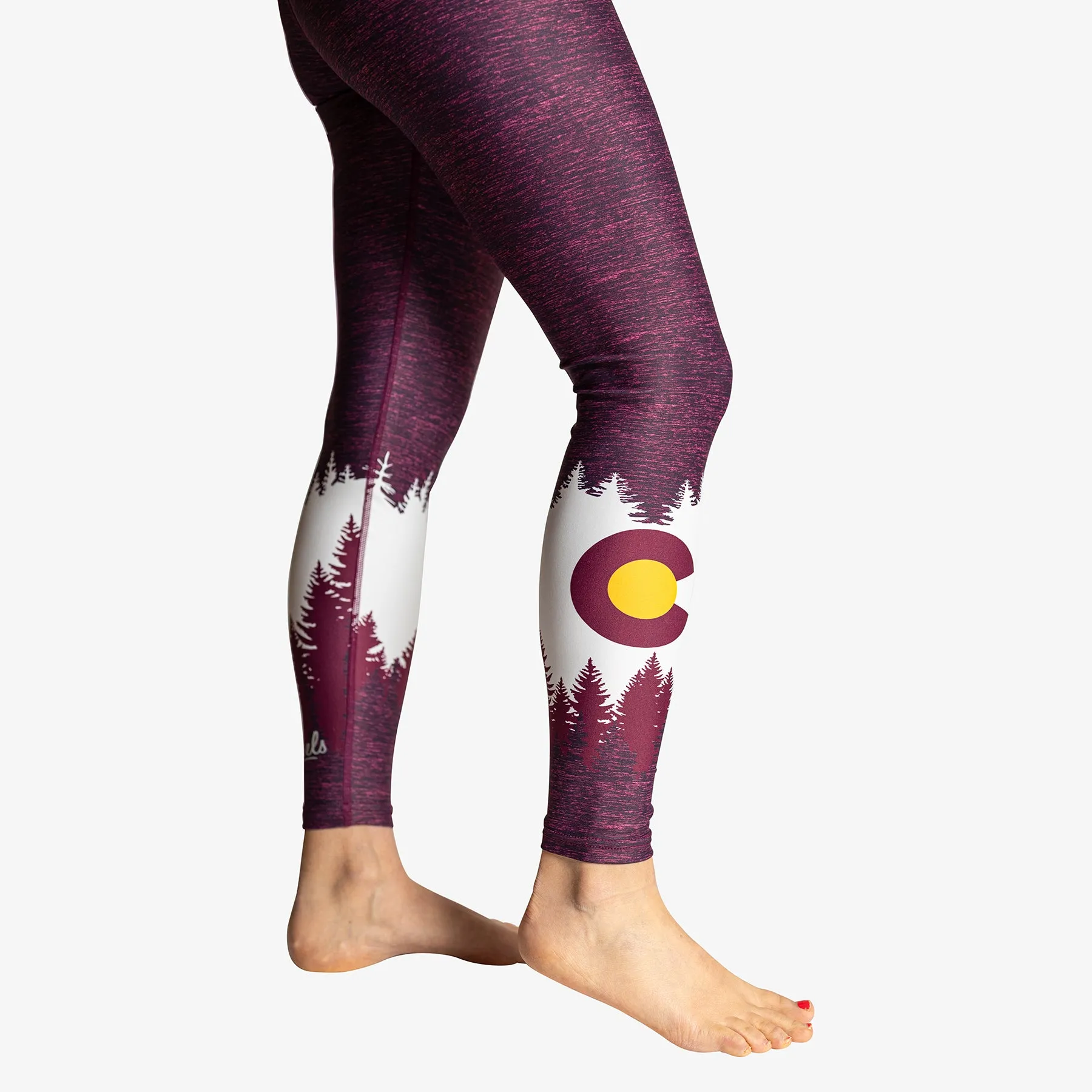 Women's Colorado Flag Athletic Fit Leggings