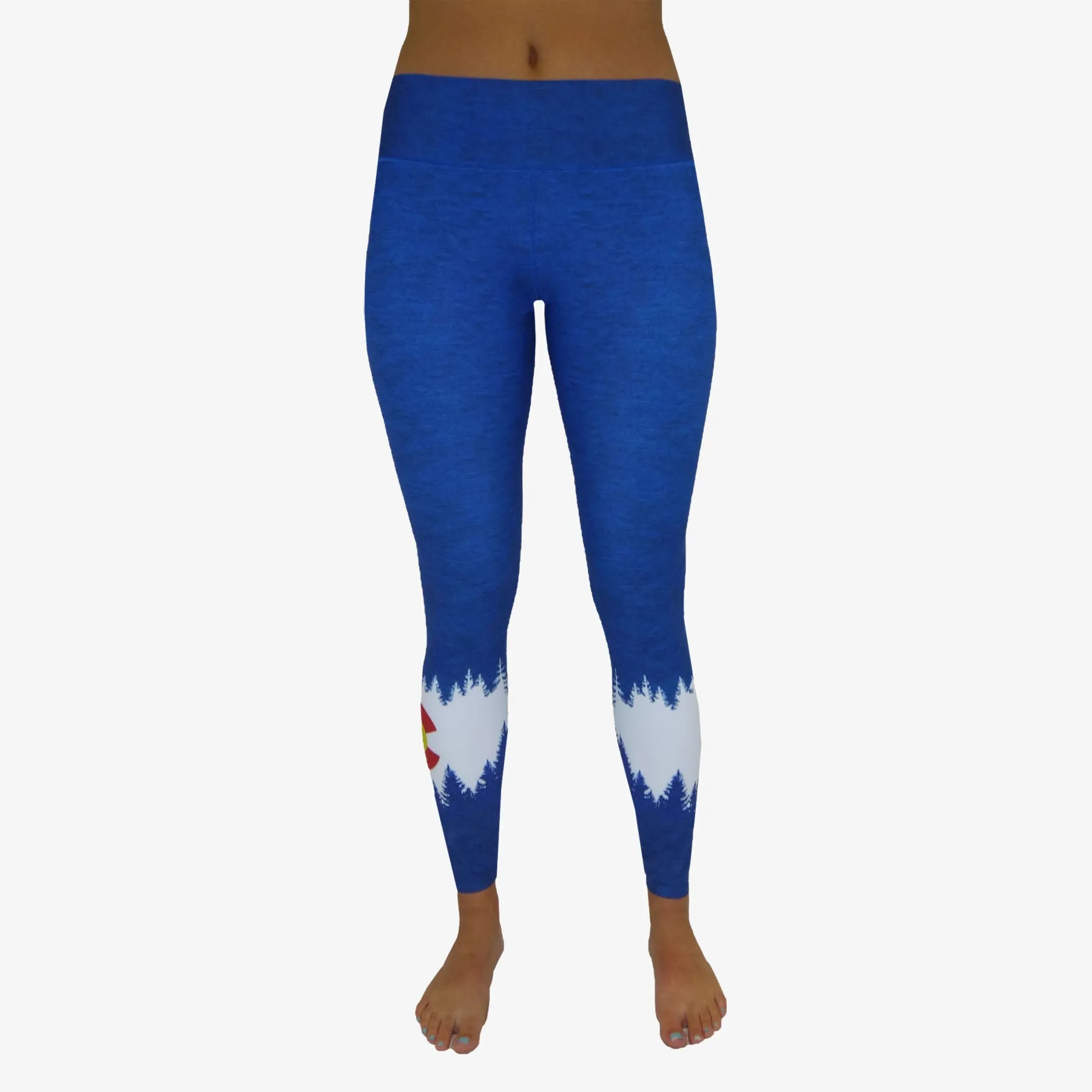 Women's Colorado Flag Athletic Fit Leggings