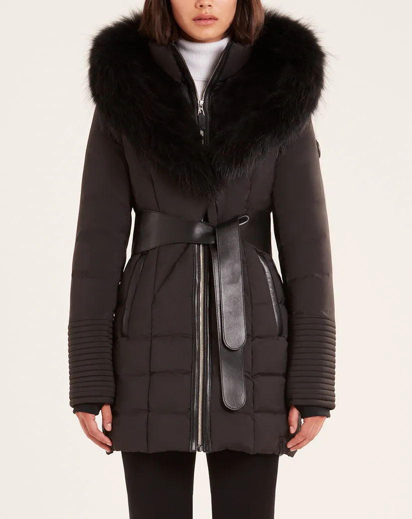 WOMENS RUDSAK MODA BLACK/BLACK FUR