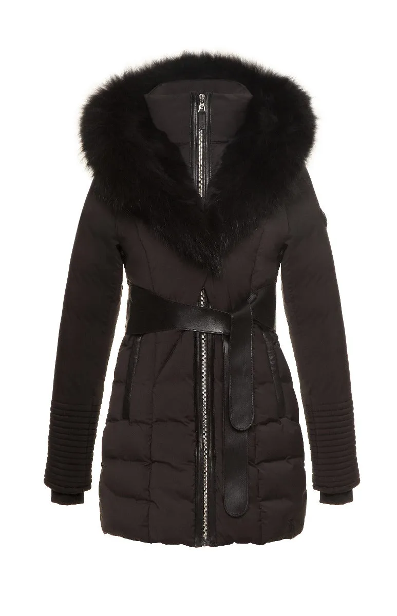 WOMENS RUDSAK MODA BLACK/BLACK FUR