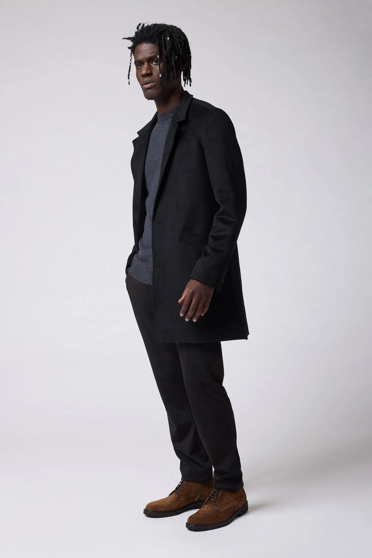 Wool Overcoat | Melton