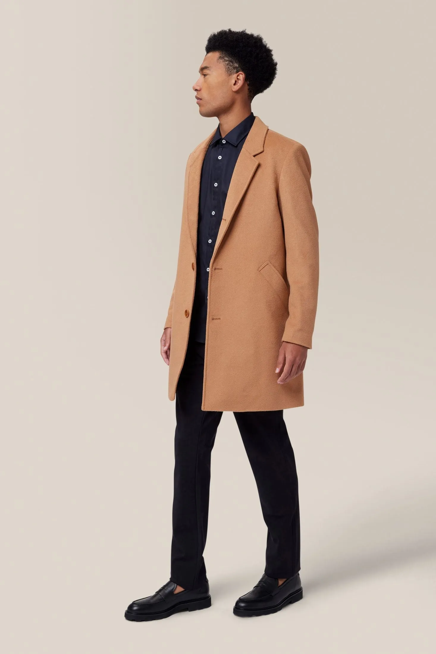 Wool Overcoat | Melton