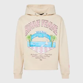 Yacht Club Hoodie Cream