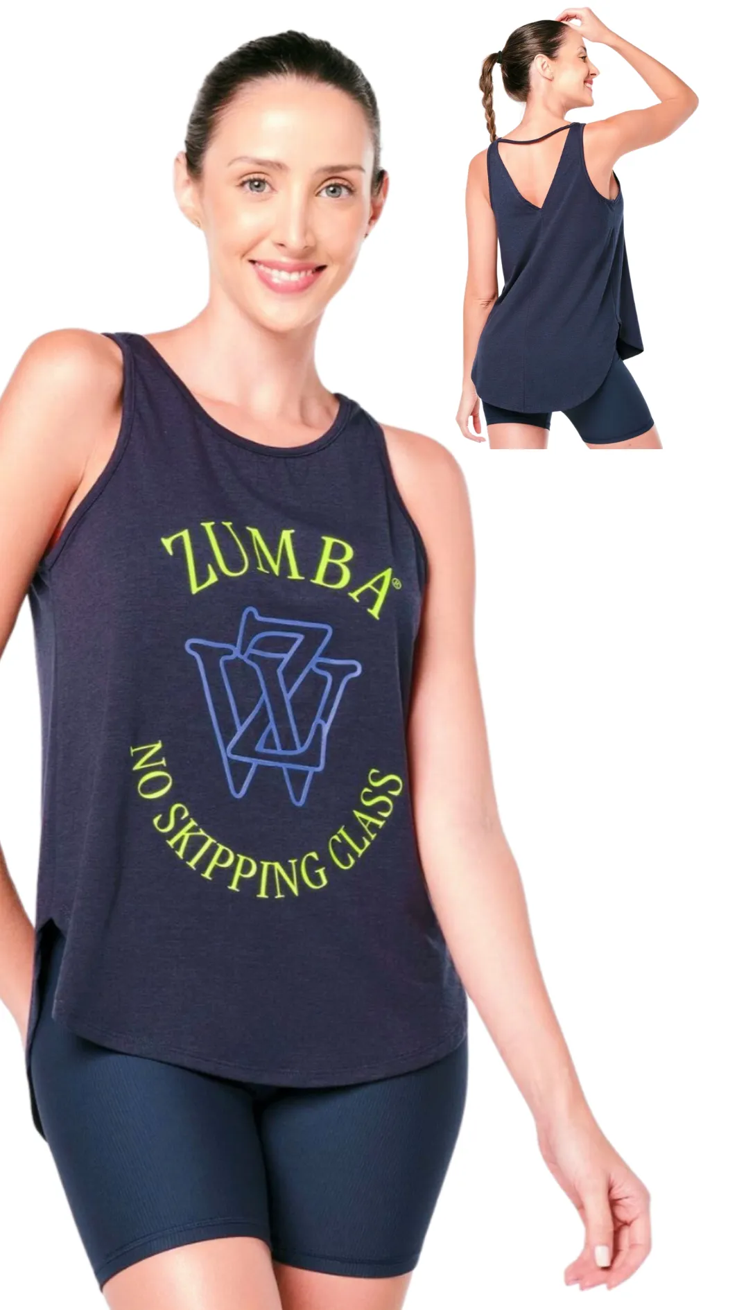 Zumba Prep Open Back Tank